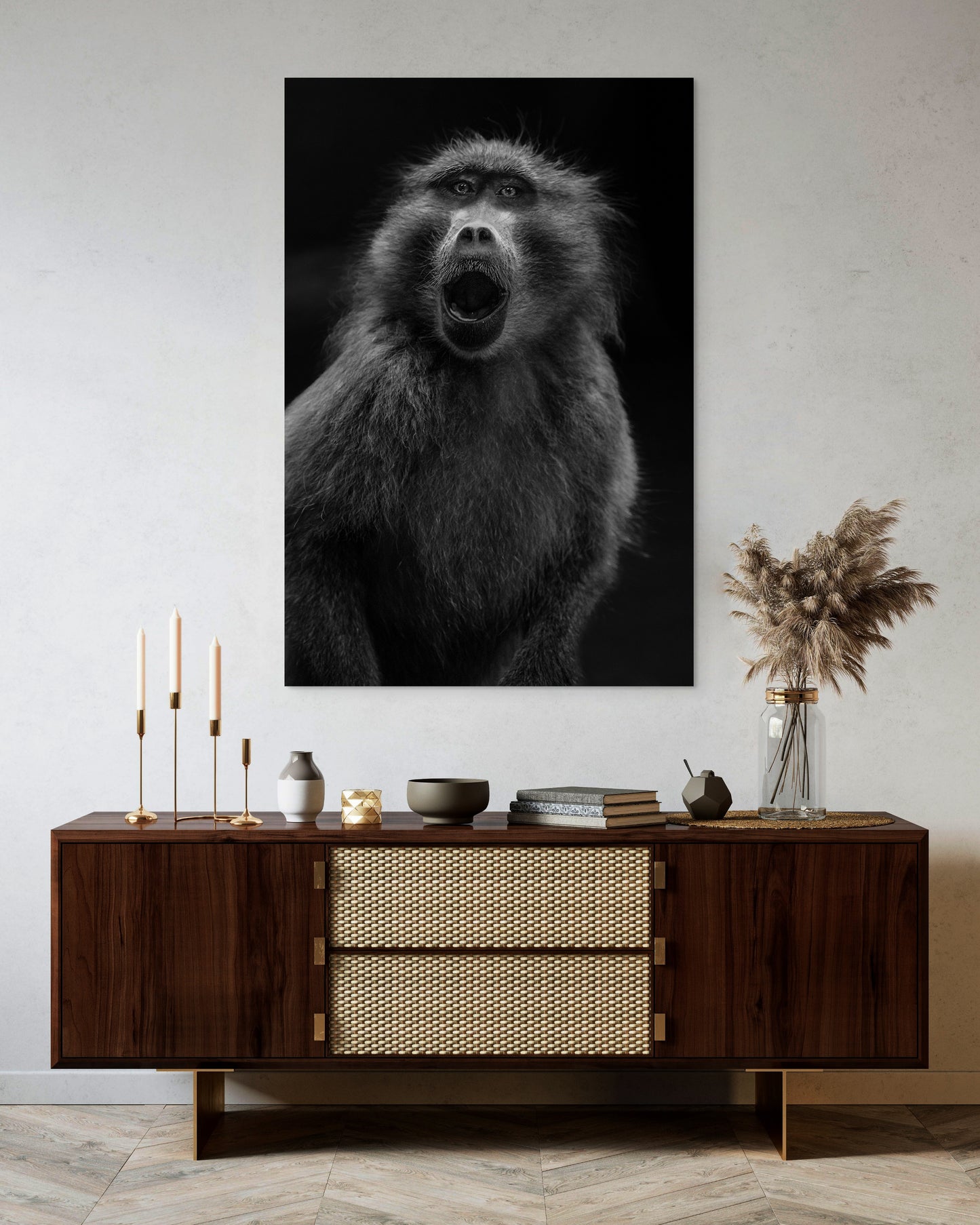 SURPRISED BABOON